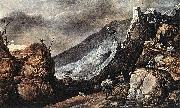 Joos de Momper, Landscape with the Temptation of Christ